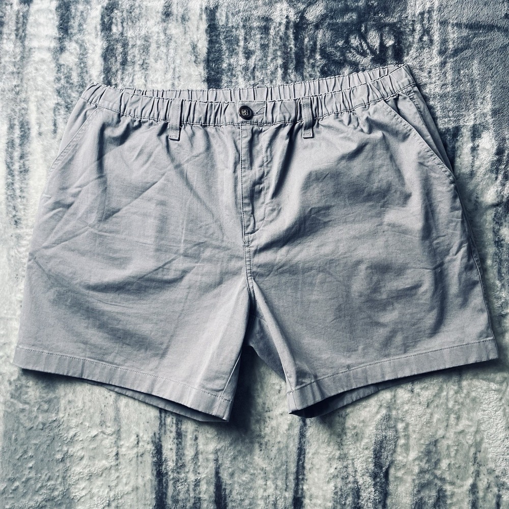 Chubbies Originals Men's Shorts Size XXXL Gray Preppy Elastic Waist  5.5 Inseam